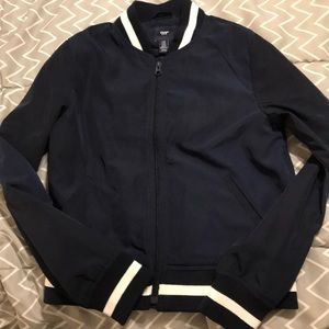 Navy zip up jacket